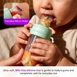 Baybee 2 in 1 silicone Baby Fruit Feeder - 4m+ - Image 5