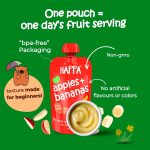 ⁦Happa Apples + Banana Fruit Puree - 100g⁩ - الصورة ⁦4⁩