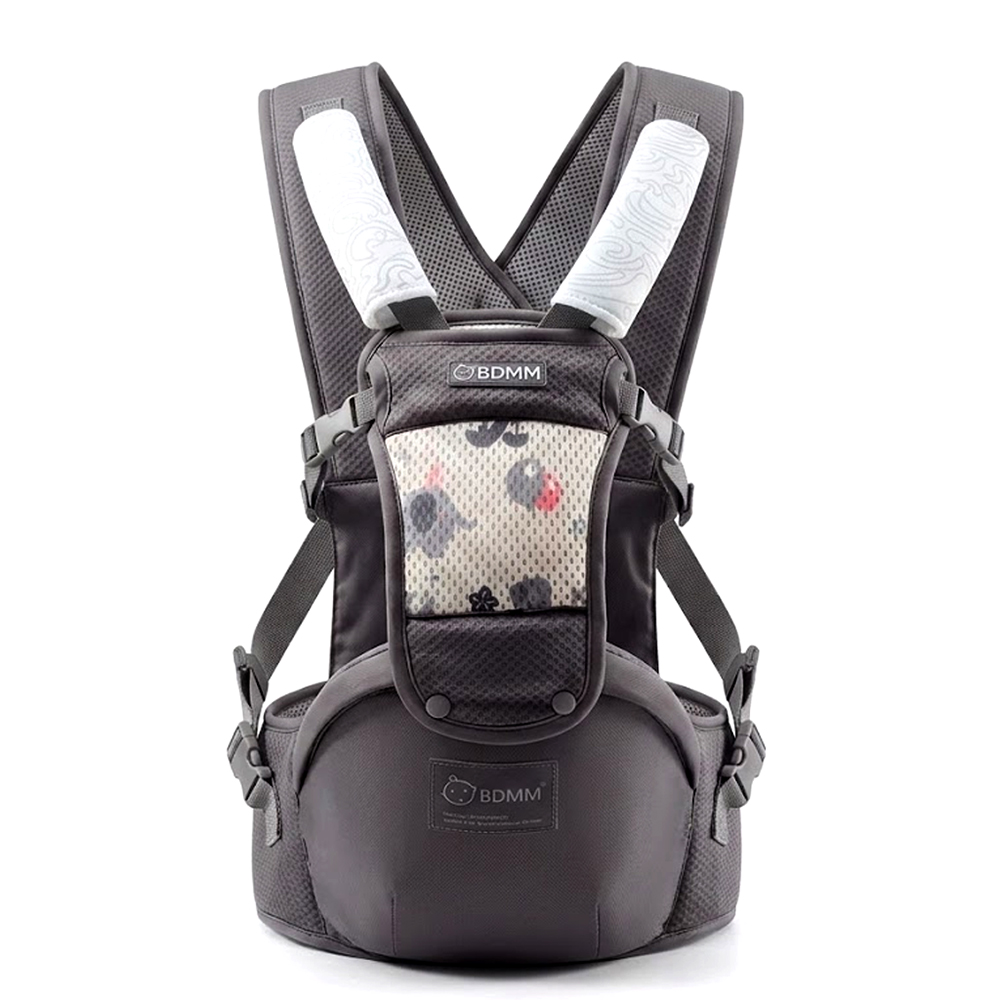 10000502798-1 KYB Multidfunctional Lightweight Baby Waist Stool Carrier - Gray - Image 1