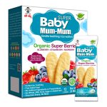 Baby Mum-Mum Super Gentle Teething Wafers Organic Super Berries - 24 Wafers