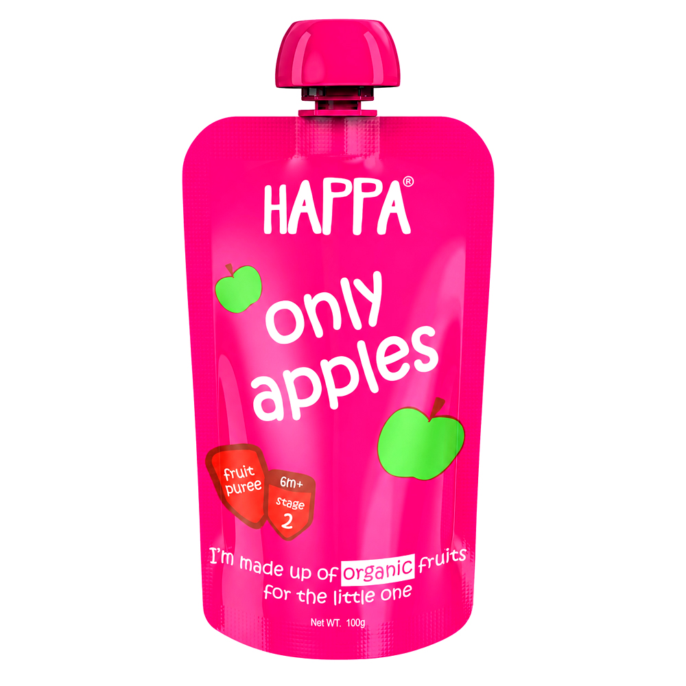 768855437388-1 Happa Only Apples 100g - 6m+ - Image 1