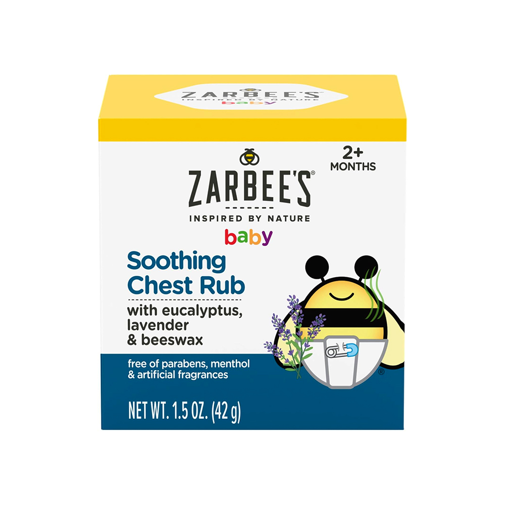 858438005414-1 Zarbee's Baby Soothing Chest Rub, Eucalyptus & Lavender - 42g - Image 1