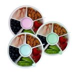 KYB Portable Rotating Snack and Dry Fruit Organizer for Kids & Adults